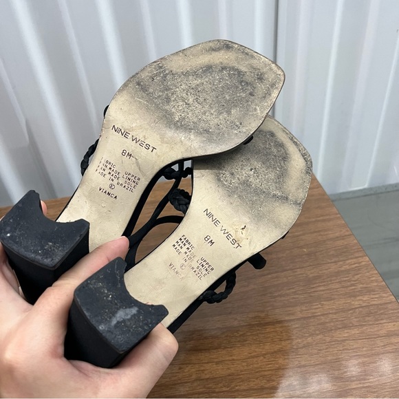 Nine West Square Toe Sandals - Picture 5 of 6